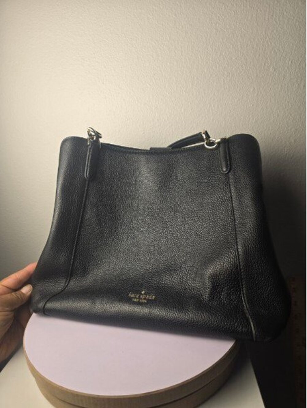 Kate Spade Black Leather Shoulder Bag